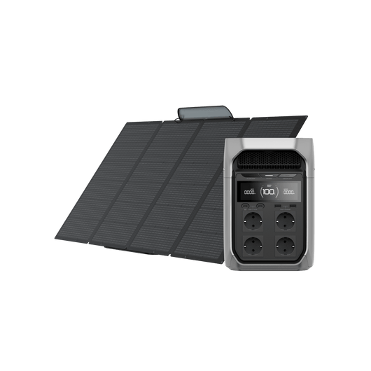 Generatore solare serie EcoFlow DELTA 3 (FV 400 W) EcoFlow Europe DELTA 3 Plus 1 x Pannello solare portatile da 400 W