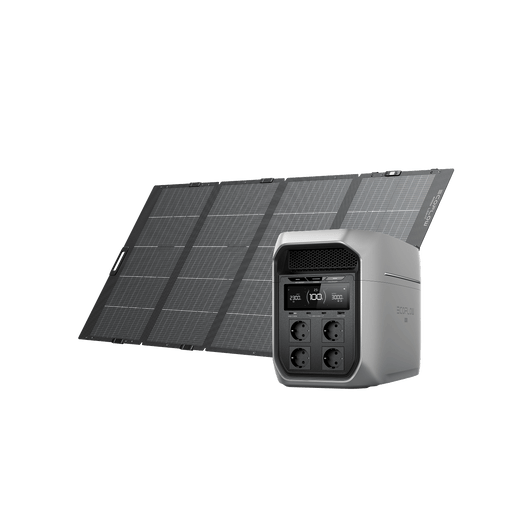 Generatore solare serie EcoFlow DELTA 3 Max (FV 400 W) DELTA 3 Max Plus / 1 Pannello solare portatile leggero da 400 W
