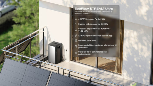 Kit Fotovoltaico con Accumulo EcoFlow STREAM BKW II EcoFlow Italia
