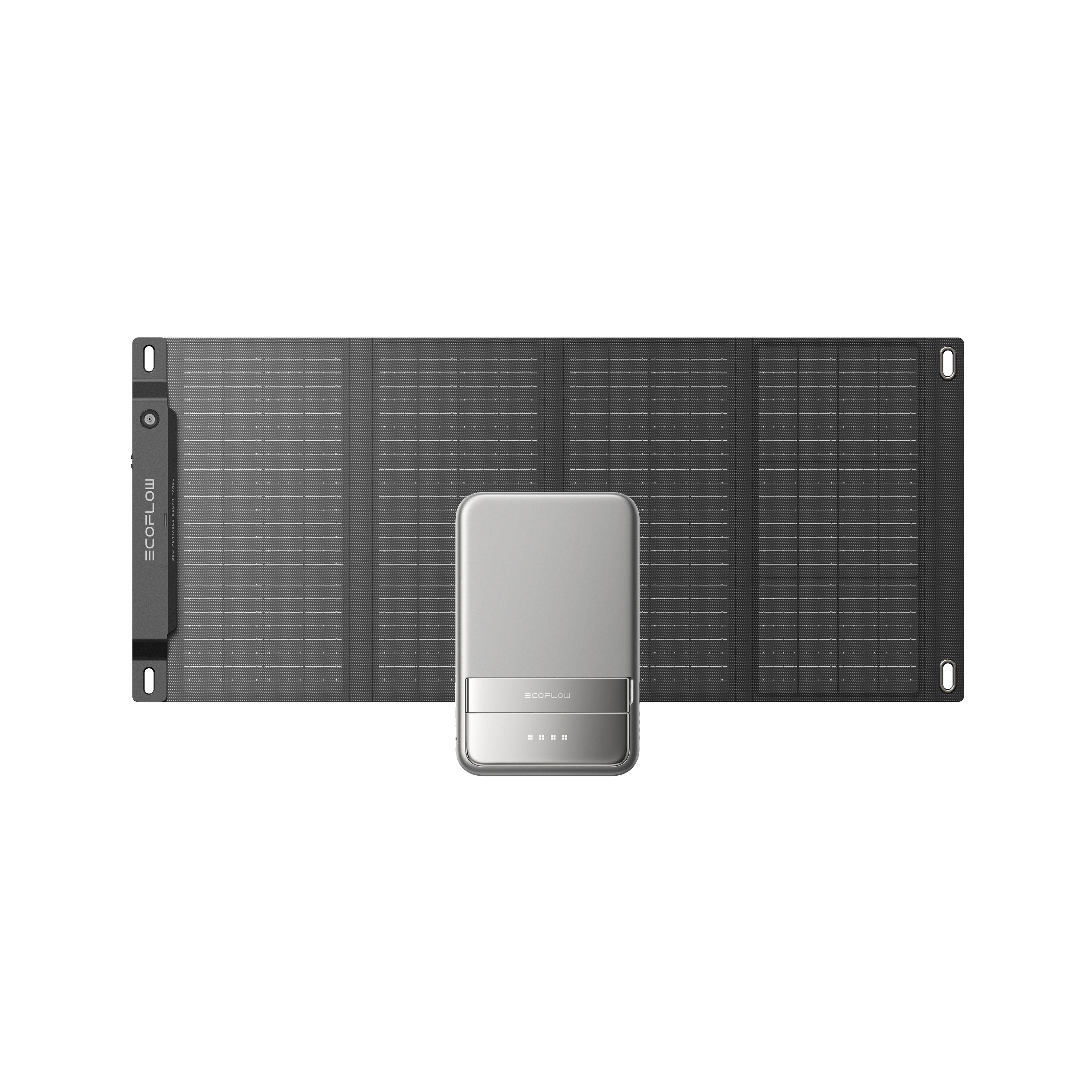 Pannello solare portatile da 28 W EcoFlow EcoFlow Europe Pannello solare portatile da 28 W + RAPID 5.000 mAh (silver)