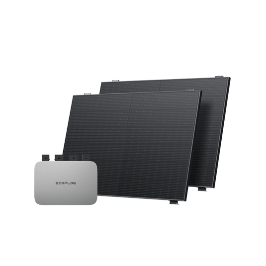 Pannello solare rigido da 400 W EcoFlow (2 pz.) (accessorio consigliato)  EcoFlow Italia PowerStream 800W + 2x Pannelli solari rigidi 400W  