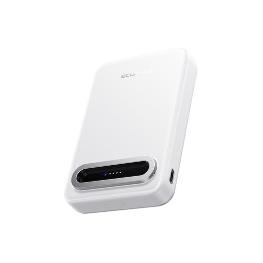Power bank EcoFlow RAPID Mag Qi2 (10.000 mAh, 15 W) Power Bank EcoFlow Europe Bianco perla