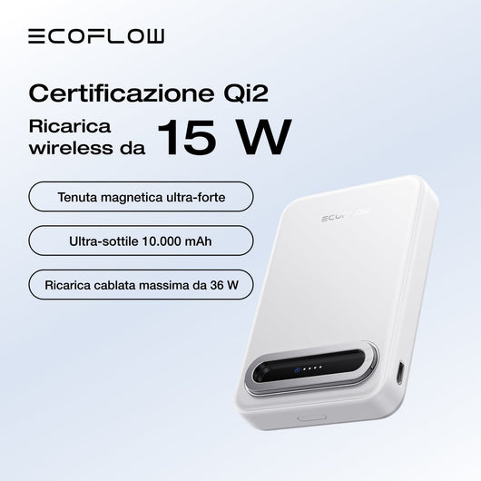 Power bank EcoFlow RAPID Mag Qi2 (10.000 mAh, 15 W)