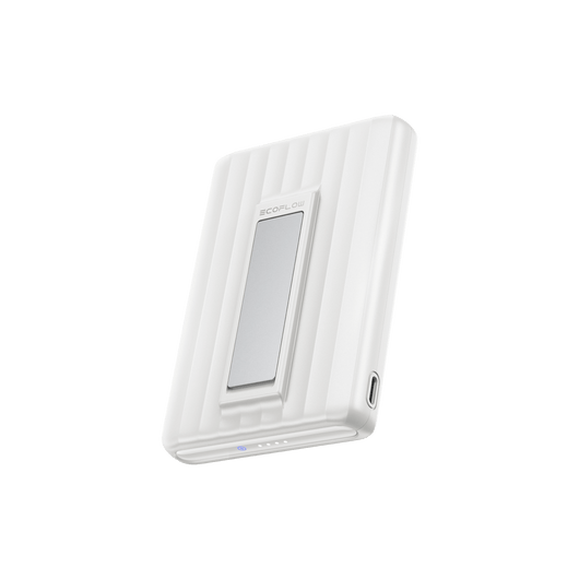 Power bank magnetica EcoFlow RAPID (10.000 mAh, 7,5 W, ricarica magnetica) Power Bank EcoFlow Italia Bianco perla