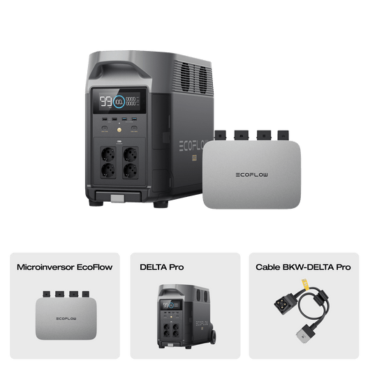 Power Station Portatile EcoFlow DELTA Pro Portable Power EcoFlow DELTA Pro + PowerStream 800 W