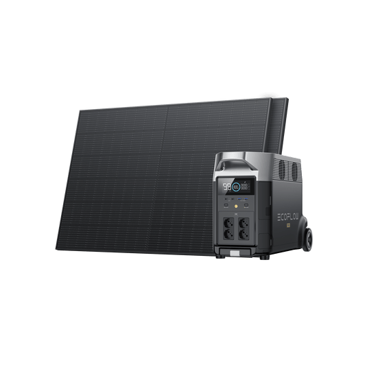 Power Station Portatile EcoFlow DELTA Pro (ricondizionata) Portable Power EcoFlow DELTA Pro (Prodotto ricondizionato) + 4x Pannelli solari rigidi 400W (Prezzo per membri)  