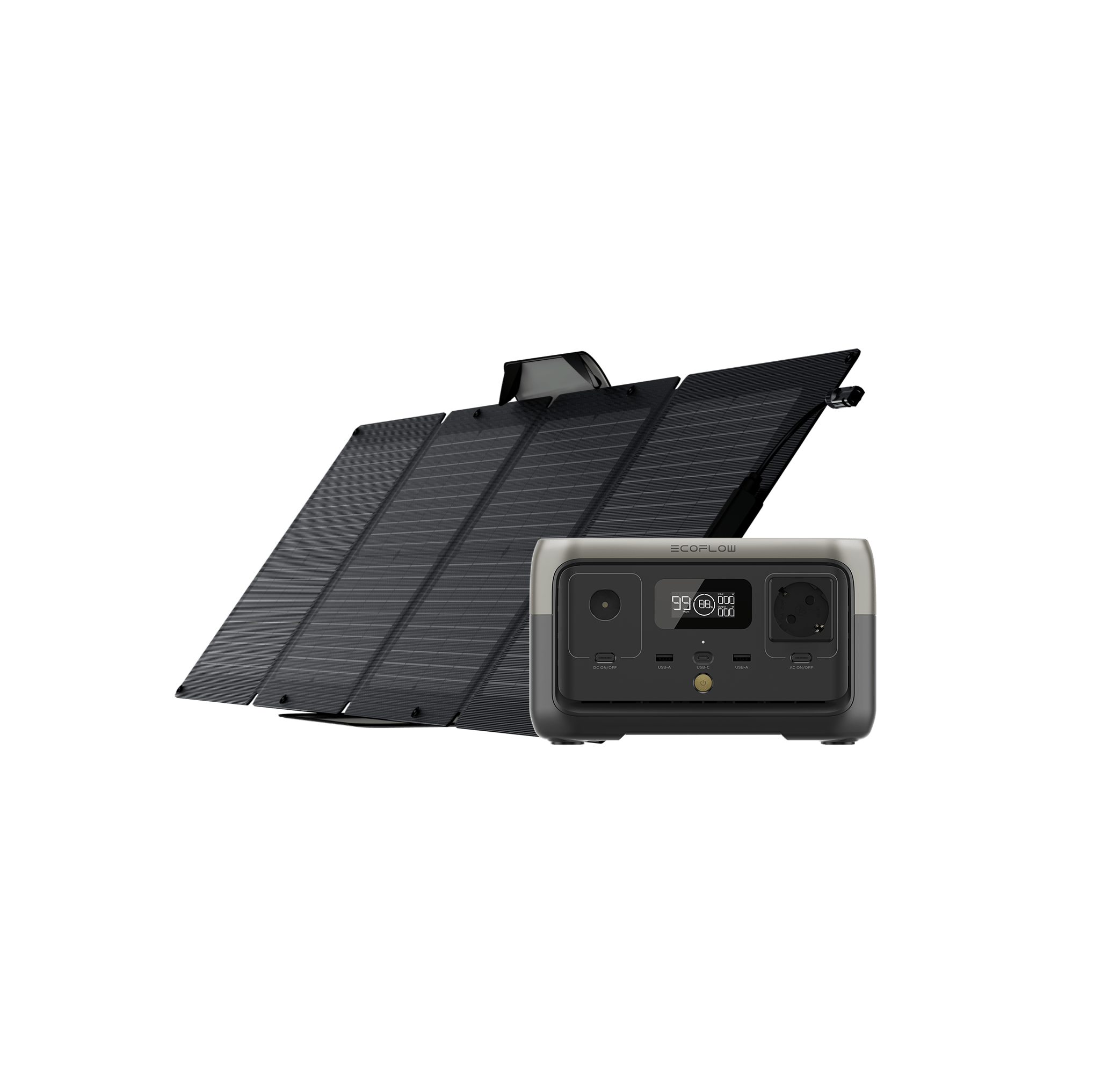 Power Station Portatile EcoFlow RIVER 2  EcoFlow Italia RIVER 2 + Pannello Solare da 110 W  