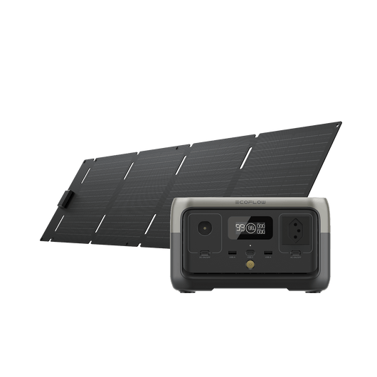 Power Station Portatile EcoFlow RIVER 2 (versione CH) RIVER 2 (versione CH) + Pannello Solare da 60 W
