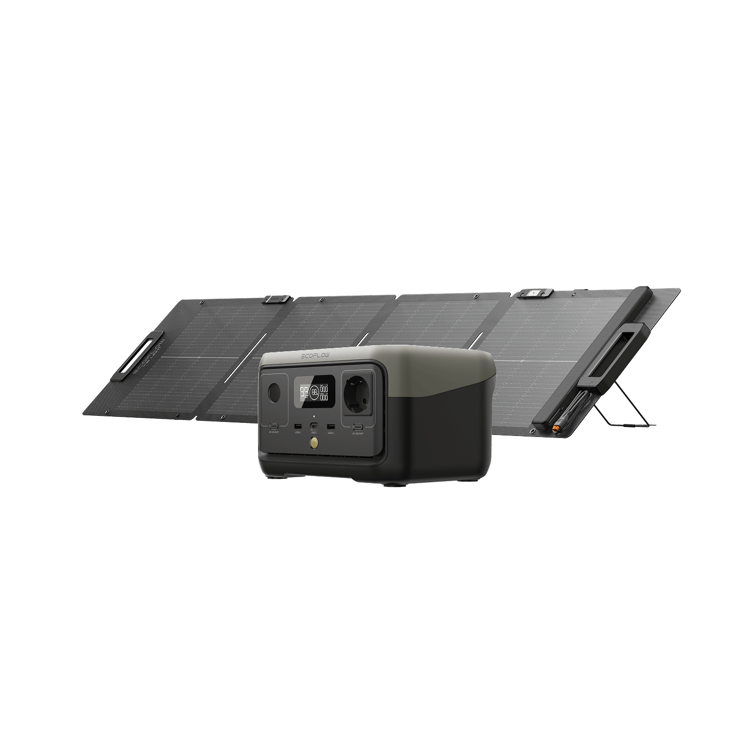 Power Station Portatile EcoFlow RIVER 2 (versione CH) EcoFlow Italia RIVER 2 (versione CH) + Pannello Solare da 110 W