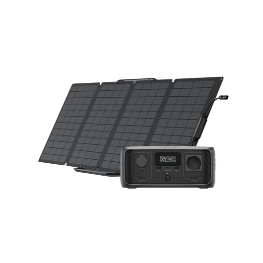 Power station portatile EcoFlow RIVER 3 Portable Power EcoFlow Europe RIVER 3 + Pannello solare da 110 W