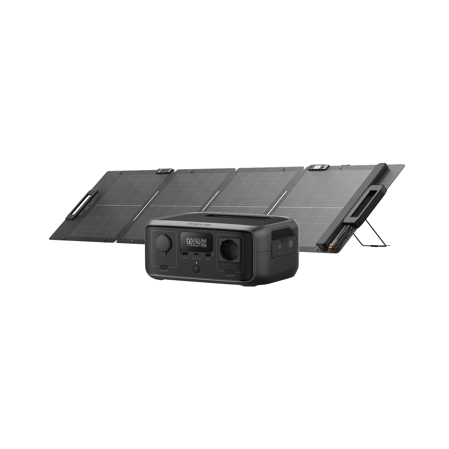 Power station portatile EcoFlow RIVER 3 Portable Power EcoFlow Europe RIVER 3 + Pannello solare da 110 W