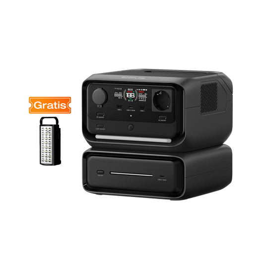 Power station portatile EcoFlow RIVER 3 Plus RIVER 3 Max (RIVER 3 Plus + Batteria aggiuntiva 300) / /