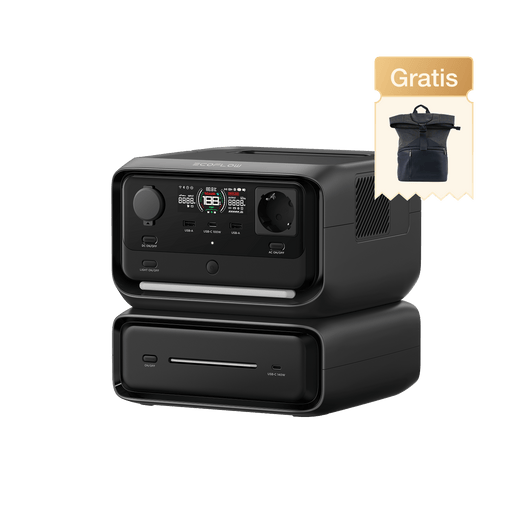 Power station portatile EcoFlow RIVER 3 Plus RIVER 3 Max (RIVER 3 Plus + Batteria aggiuntiva 300) / /