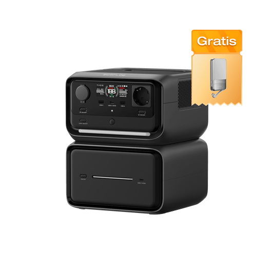 Power station portatile EcoFlow RIVER 3 Plus RIVER 3 Max Plus (RIVER 3 Plus + Batteria aggiuntiva 600) / /