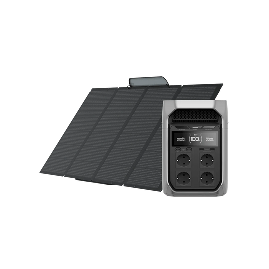 Power station portatile serie EcoFlow DELTA 3 EcoFlow Europe DELTA 3 Plus Pannello solare portatile da 400 W (prodotto ricondizionato)