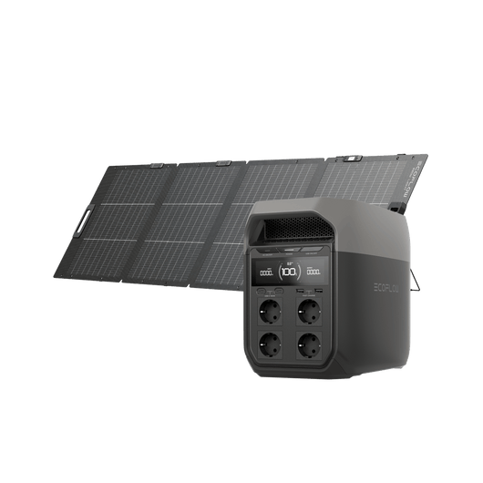 Power station portatile serie EcoFlow DELTA 3 EcoFlow Europe DELTA 3 Pannello solare portatile da 220 W