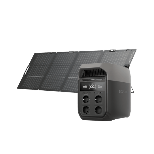 Power station portatile serie EcoFlow DELTA 3 EcoFlow Europe DELTA 3 Pannello solare portatile da 220 W