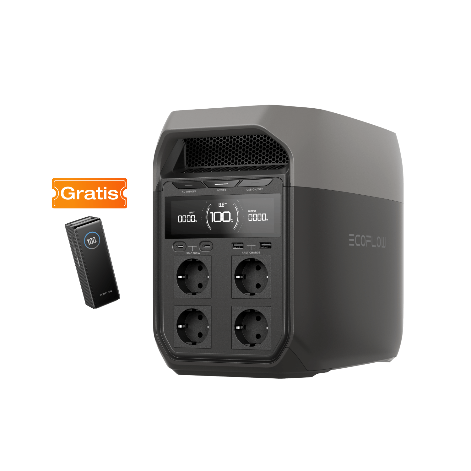 Power station portatile serie EcoFlow DELTA 3 EcoFlow Europe DELTA 3 Nessun accessorio