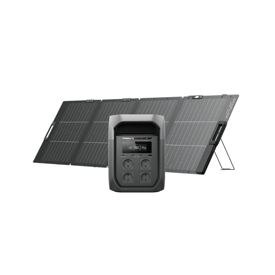 Generatore solare serie EcoFlow DELTA 3 Max (FV 220 W) EcoFlow Italia DELTA 3 Max 1 Pannello solare portatile bifacciale da 220 W NextGen