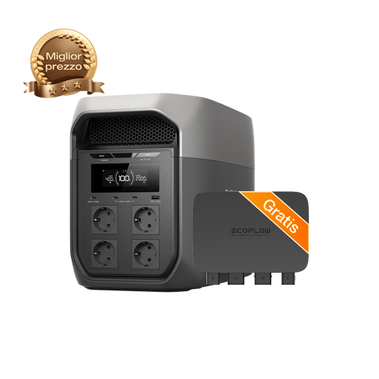 Power station portatile serie EcoFlow DELTA 3 Max (2.048Wh) DELTA 3 Max (2.048Wh) / Caricabatterie per alternatore da 500 W gratis