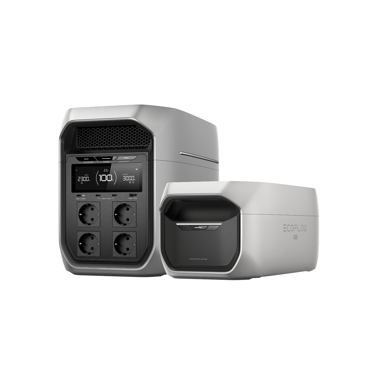 EcoFlow DELTA 3 Max Plus + Batteria aggiuntiva intelligente DELTA 3 Max Plus