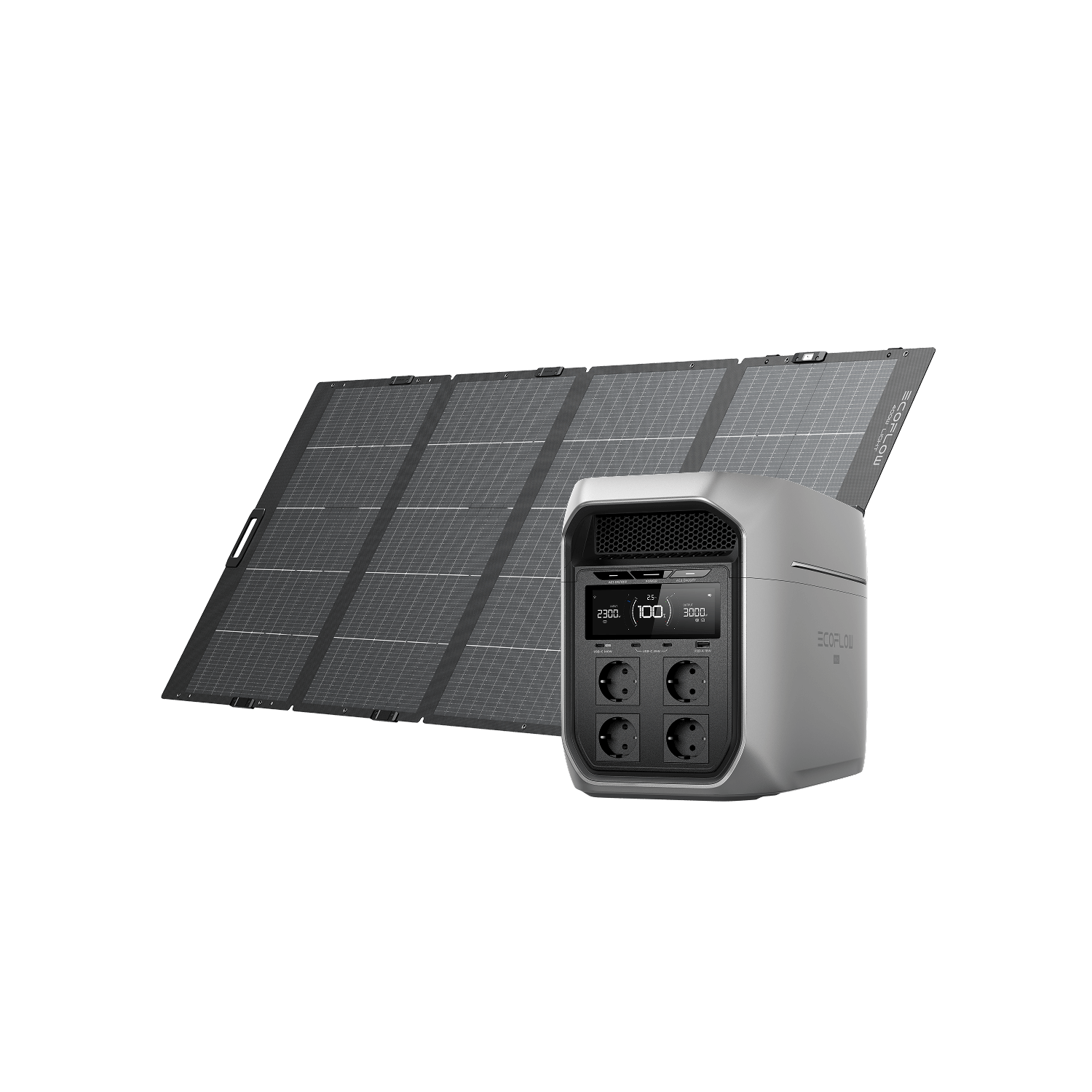 EcoFlow DELTA 3 Max Plus + Pannello solare portatile da 400 W