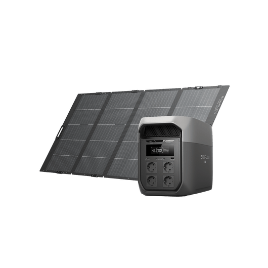 Power station portatile serie EcoFlow DELTA 3 Max (2.048Wh) DELTA 3 Max (2.048Wh) / Pannello solare portatile leggero da 400 W