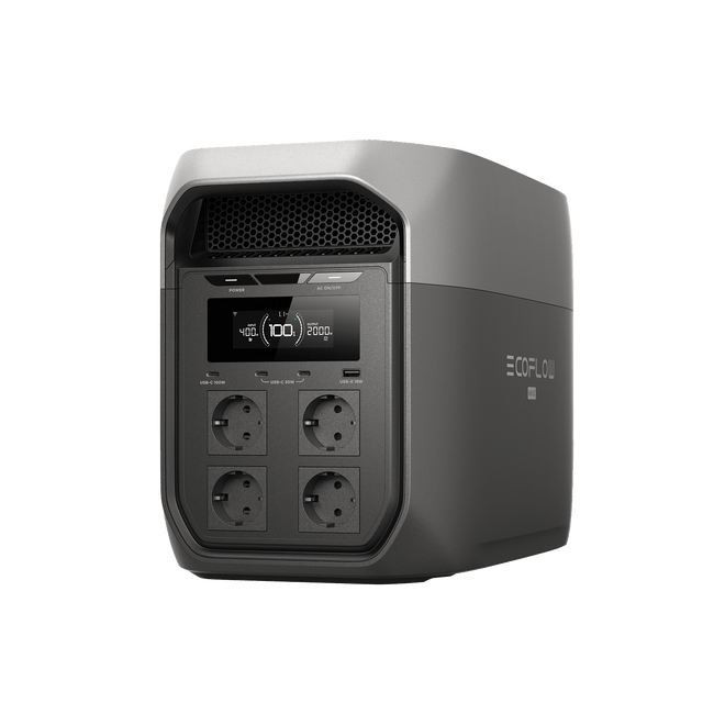 Power Station Portatile serie EcoFlow DELTA 3 Max EcoFlow Italia DELTA 3 Max Plus (2.048Wh) Nessun accessorio