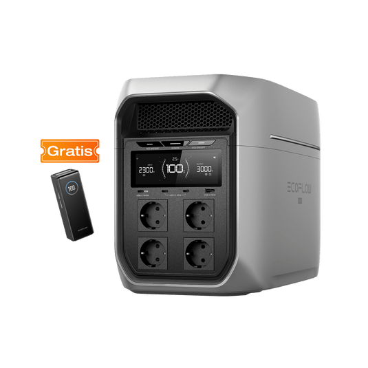 Power station portatile serie EcoFlow DELTA 3 Max (2.048Wh) EcoFlow Italia DELTA 3 Max Plus (2.048Wh) Nessun accessorio