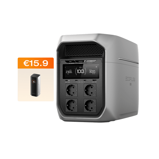 EcoFlow DELTA 3 Max Series (2048Wh) Portable Power Station EcoFlow Italia DELTA 3 Max Plus (2.048Wh) RAPID Pro 20.000 mAh