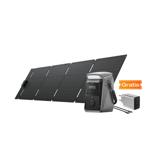 Power station portatile serie EcoFlow TRAIL DC EcoFlow Europe TRAIL Plus 300 DC+Pannello Solare Portatile da 60W (Tipo C)