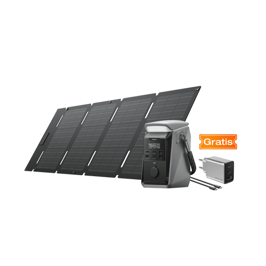 Power station portatile serie EcoFlow TRAIL DC EcoFlow Europe TRAIL Plus 300 DC+Pannello Solare Portatile da 45W (Tipo C)