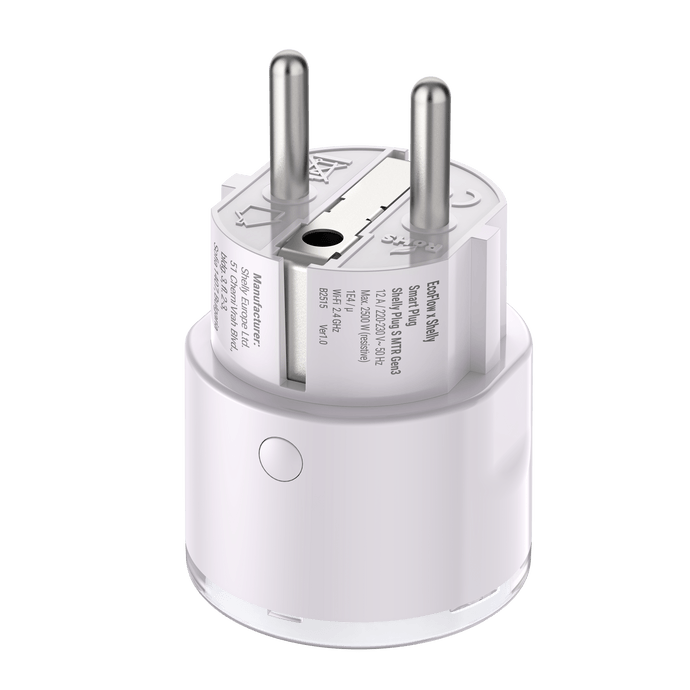 Presa intelligente EcoFlow × Shelly Shelly Plug S MTR Gen3 BKW II EcoFlow Italia