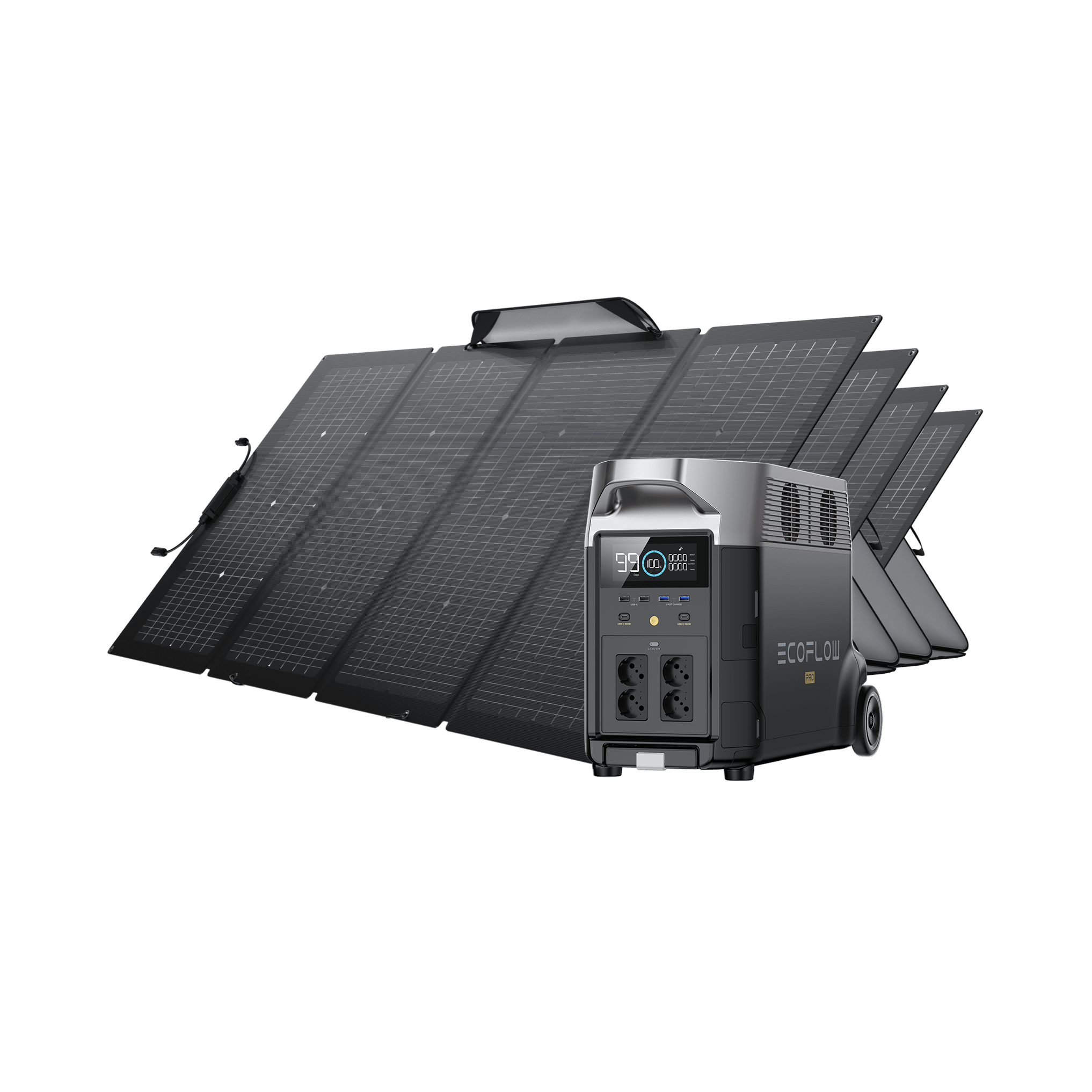 Generatore solare EcoFlow DELTA Pro (FV 220 W)  EcoFlow Europe 4*220W + DELTA Pro  