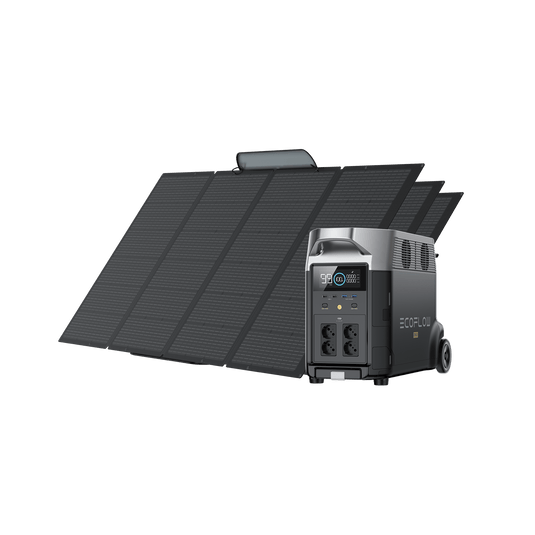 Generatore solare EcoFlow DELTA Pro (portatile PV 400 W) Bundles EcoFlow 3*400W + DELTA Pro  