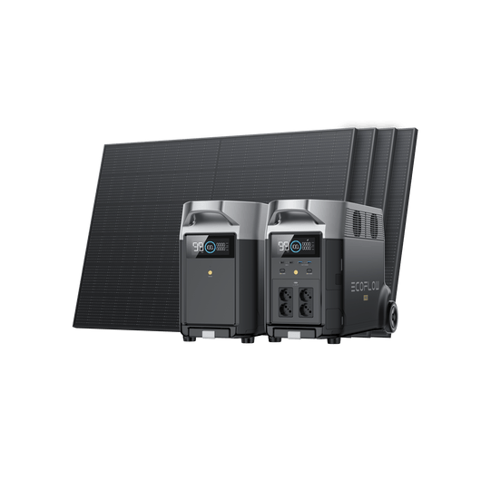 Generatore solare EcoFlow DELTA Pro (rigido FV 400 W)  EcoFlow Europe 4 With Extra Battery 