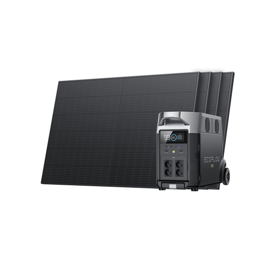Generatore solare EcoFlow DELTA Pro (rigido FV 400 W)  EcoFlow Europe 4 Without Extra Battery 